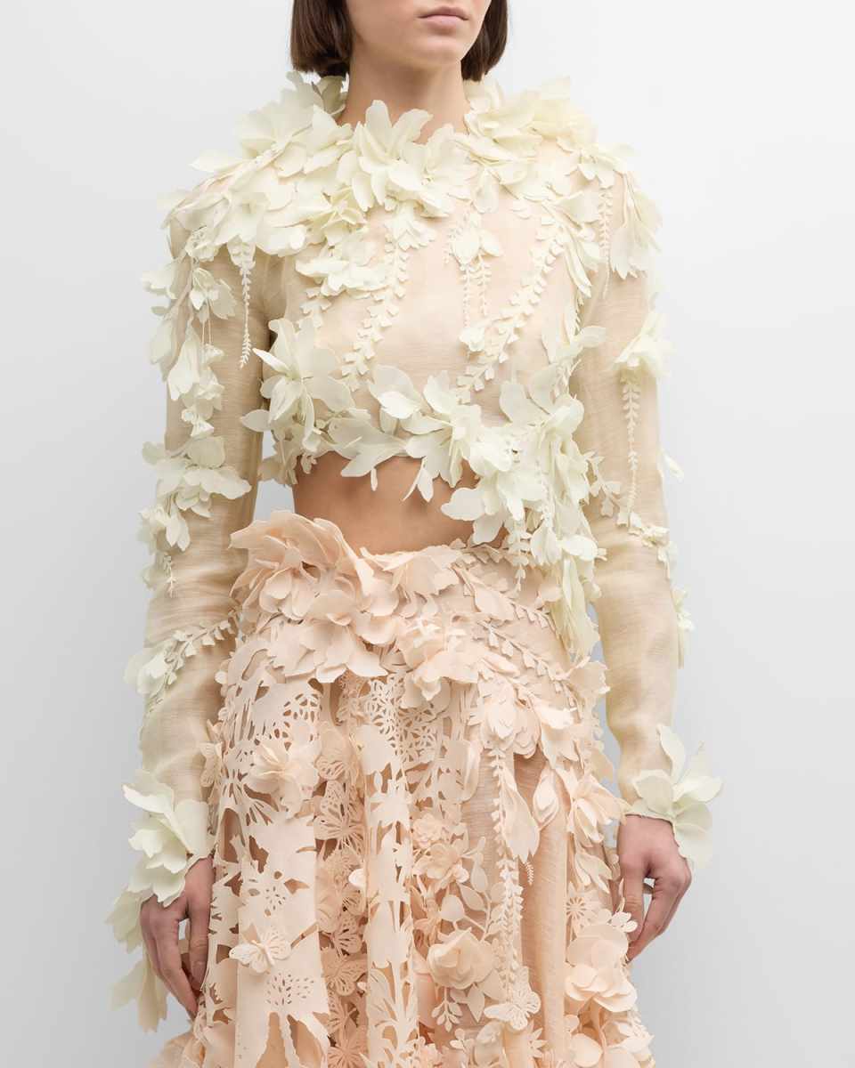 Harmony Lasercut Crop Top