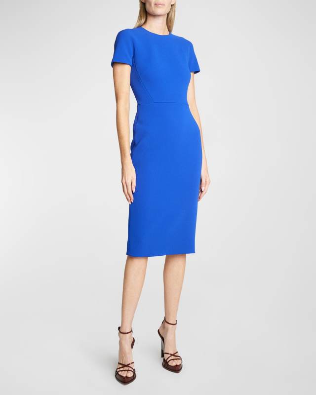 Classic Sheath Midi Dress