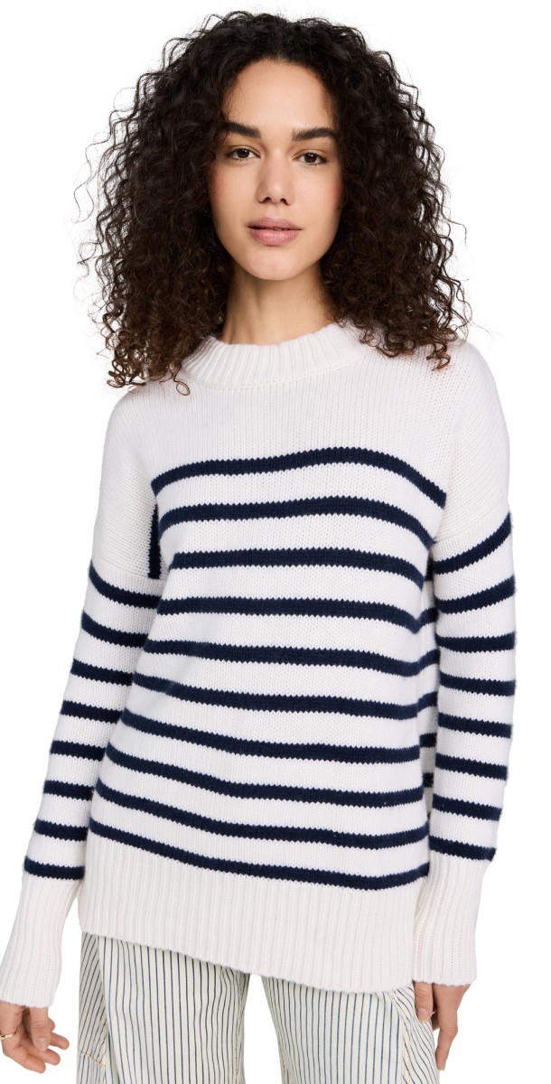 La Ligne Marin Sweater Cream/Navy