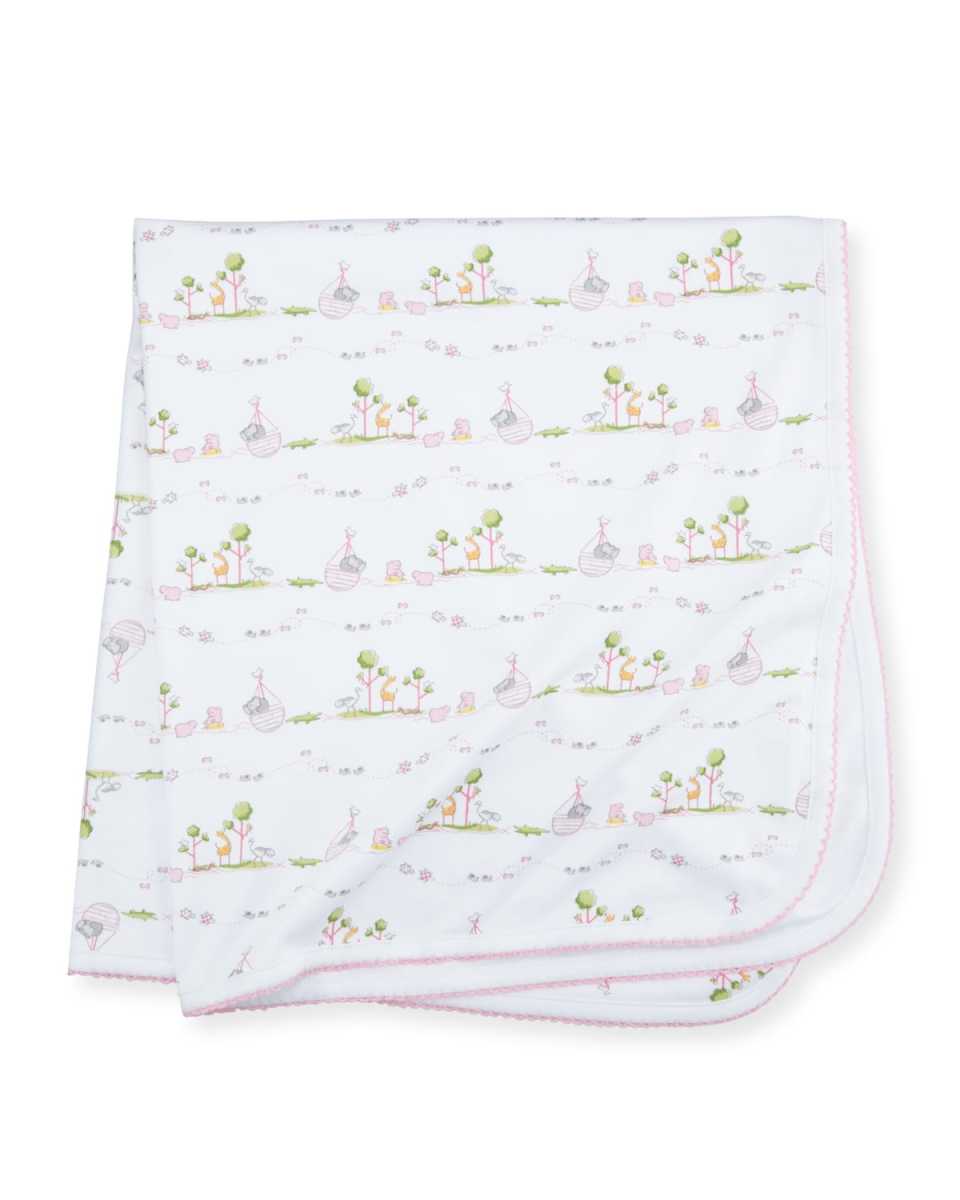 Noah's Ark Printed Pima Blanket
