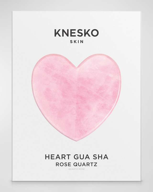 Rose Quartz Heart Gua Sha ($80 Value)
