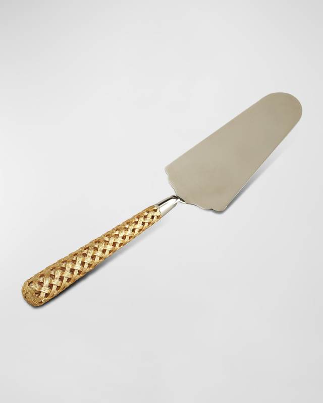 Braid 24K Gold-Plated Cake Server