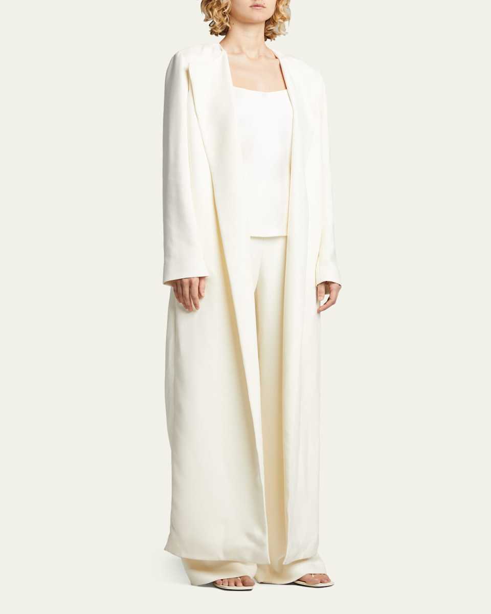 Paycen Belted Open-Front Coat