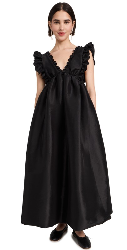 Kika Vargas Tatiana Dress Black
