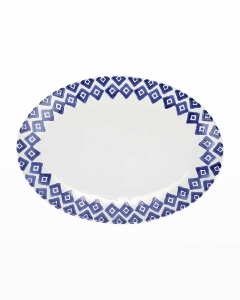 Santorini Diamond Oval Platter