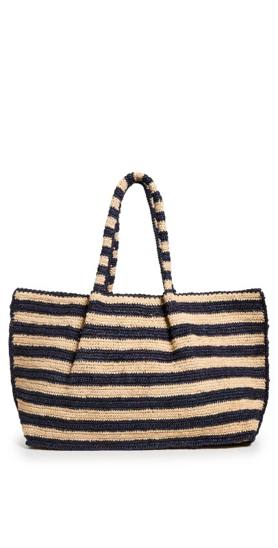 Mar Y Sol Amara Tote Navy/Natural