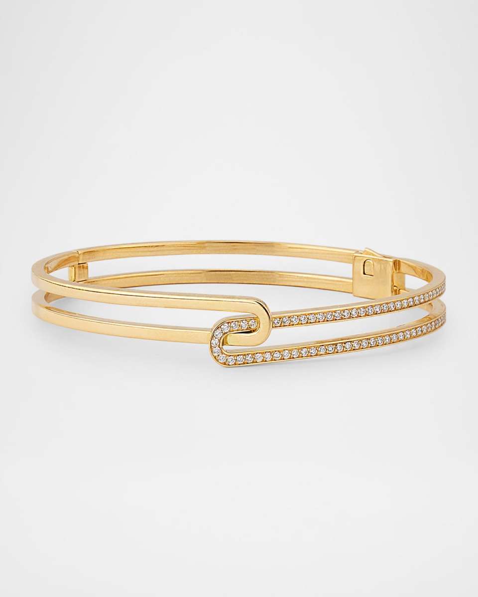 Maillon 18K Yellow Gold Diamond Bracelet