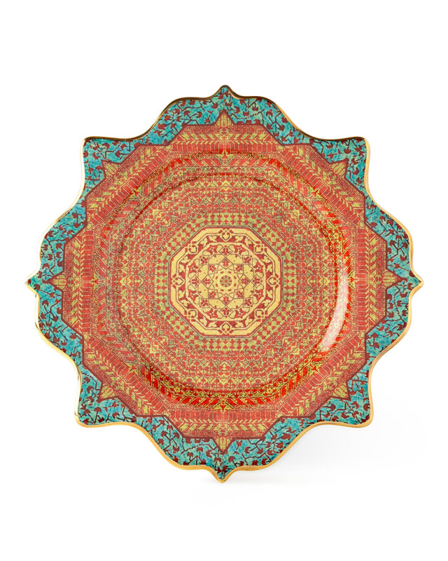 Tabriz Dessert Plates, Set of 4
