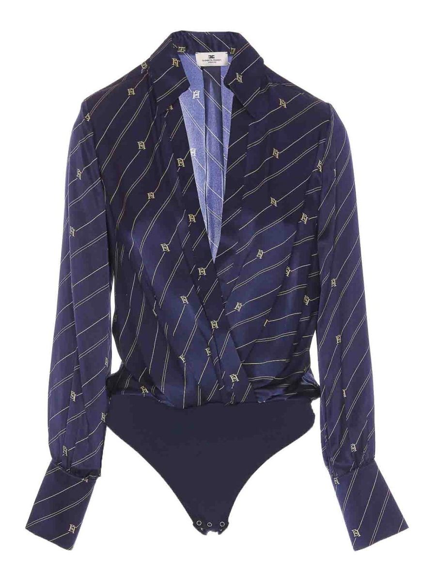 Elisabetta Franchi Chemise - Bleu