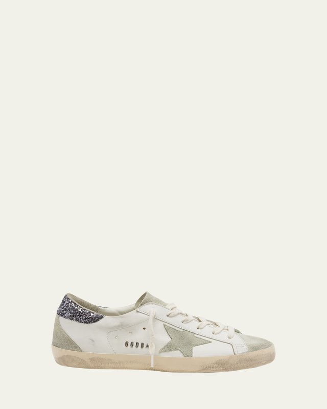 Superstar Mixed Leather Low-Top Sneakers