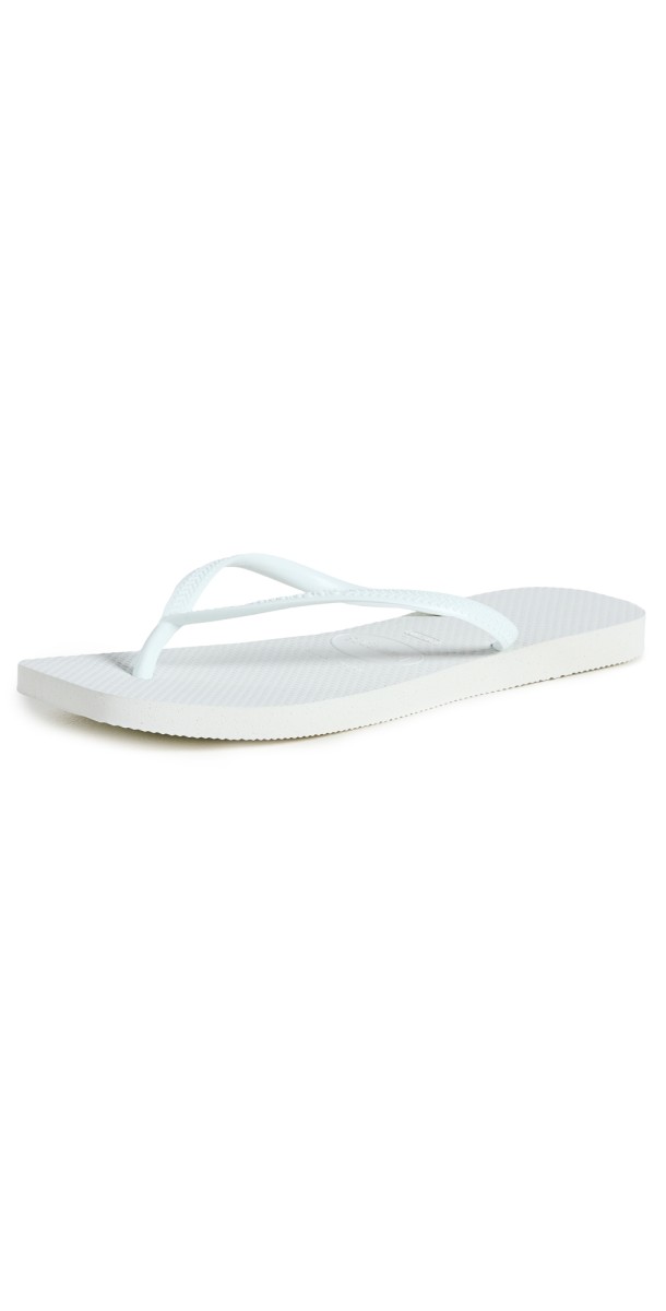 Havaianas Slim Square Flip Flops White
