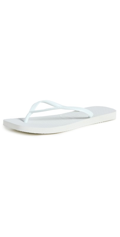 Havaianas Slim Square Flip Flops White
