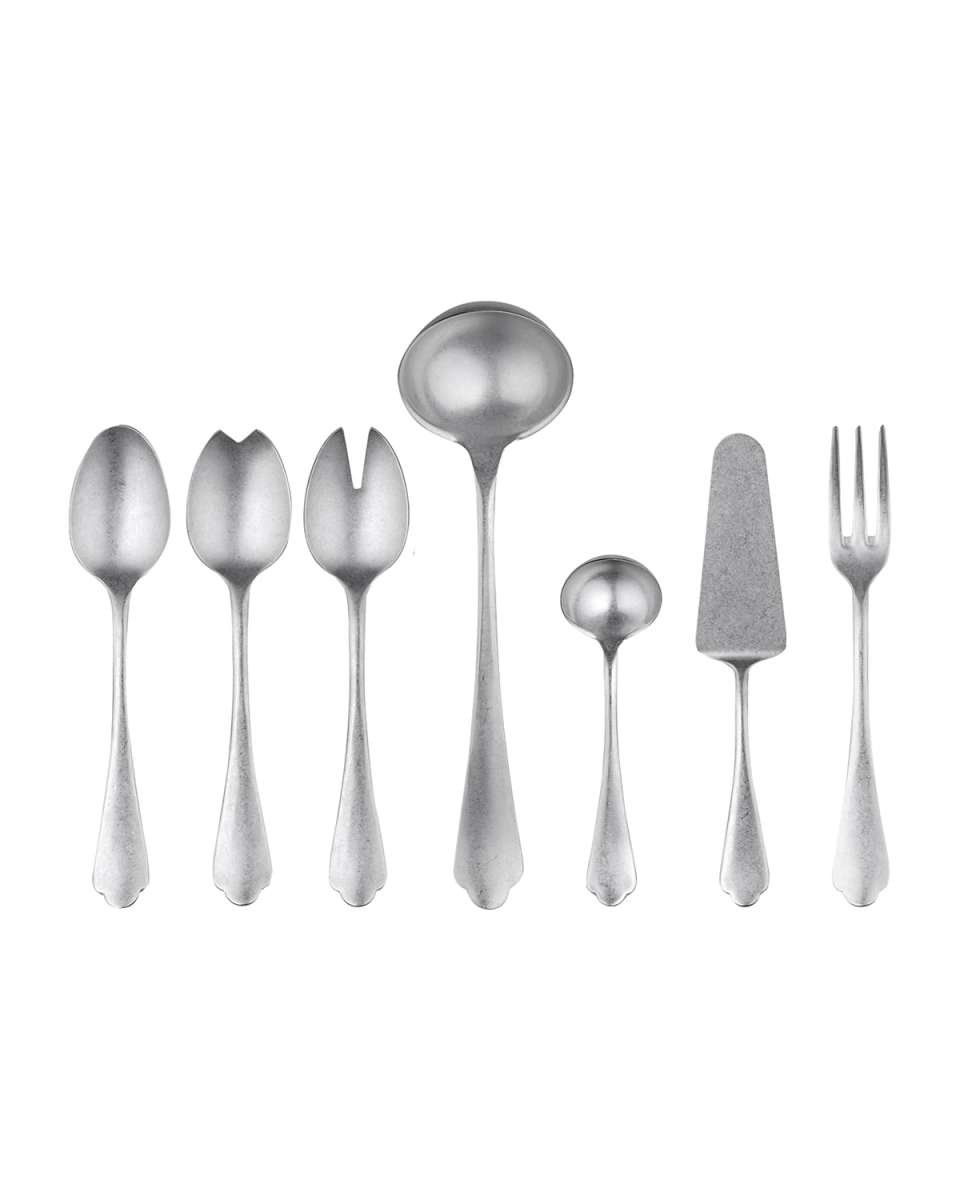 Dolce Vita Pewter 7-Piece Full Serving Set