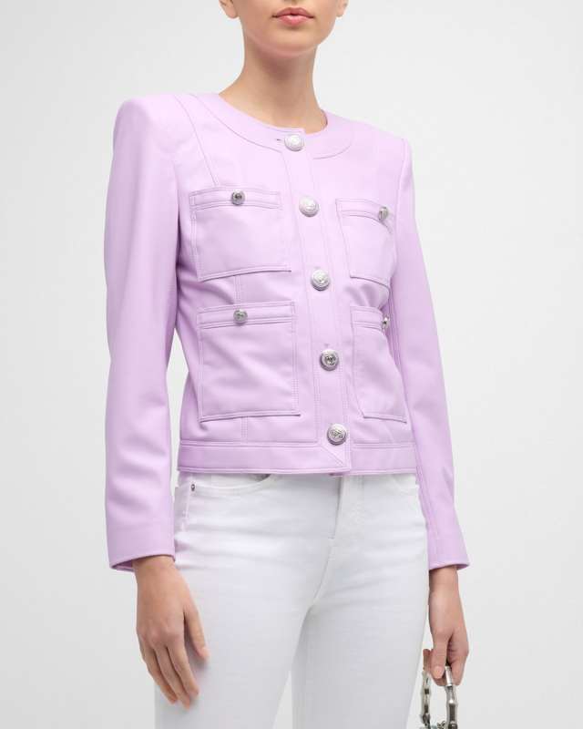 Ozuna Faux Leather Jacket
