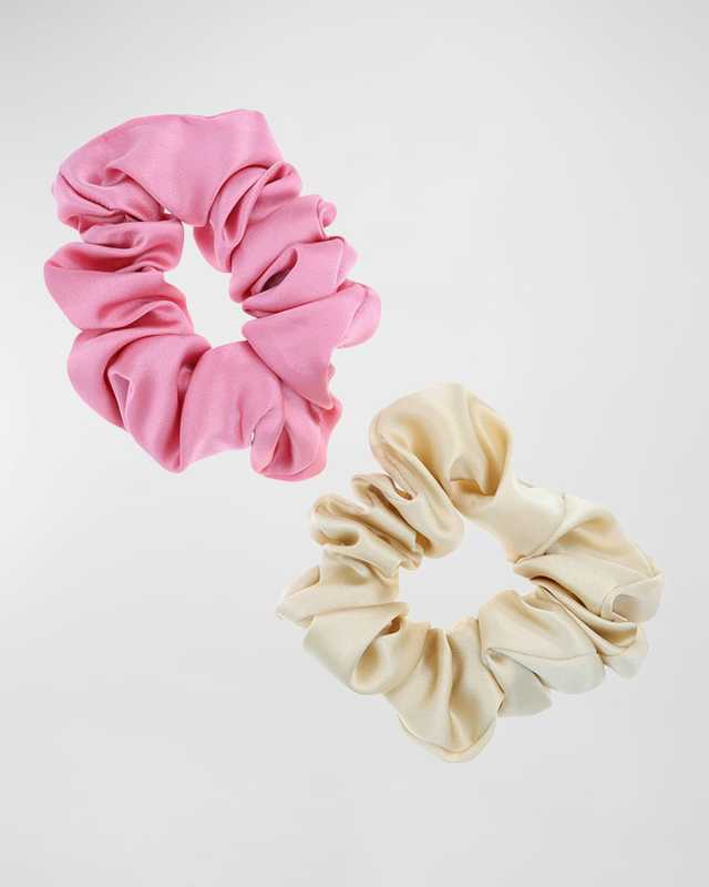 Medium Silk Ponytail Holders, Set of 2