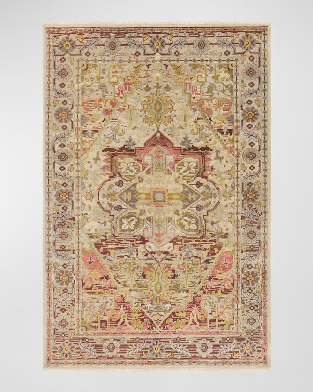 Cappadocia Burgundy Hand-Knotted Rug, 9' x 12'