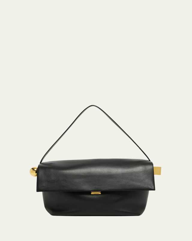 Le Grand Rond Leather Shoulder Bag