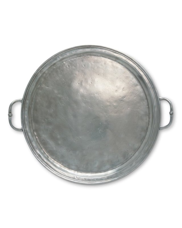 Large Round Tray with Handles