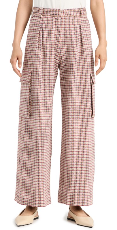 Rosetta Getty Pleated Cargo Pants Multi