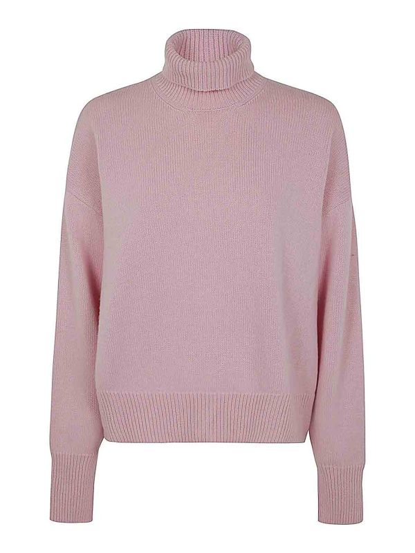 MRZ Pull Col Roulé - Rose