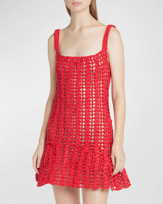 Crochet Mini Dress