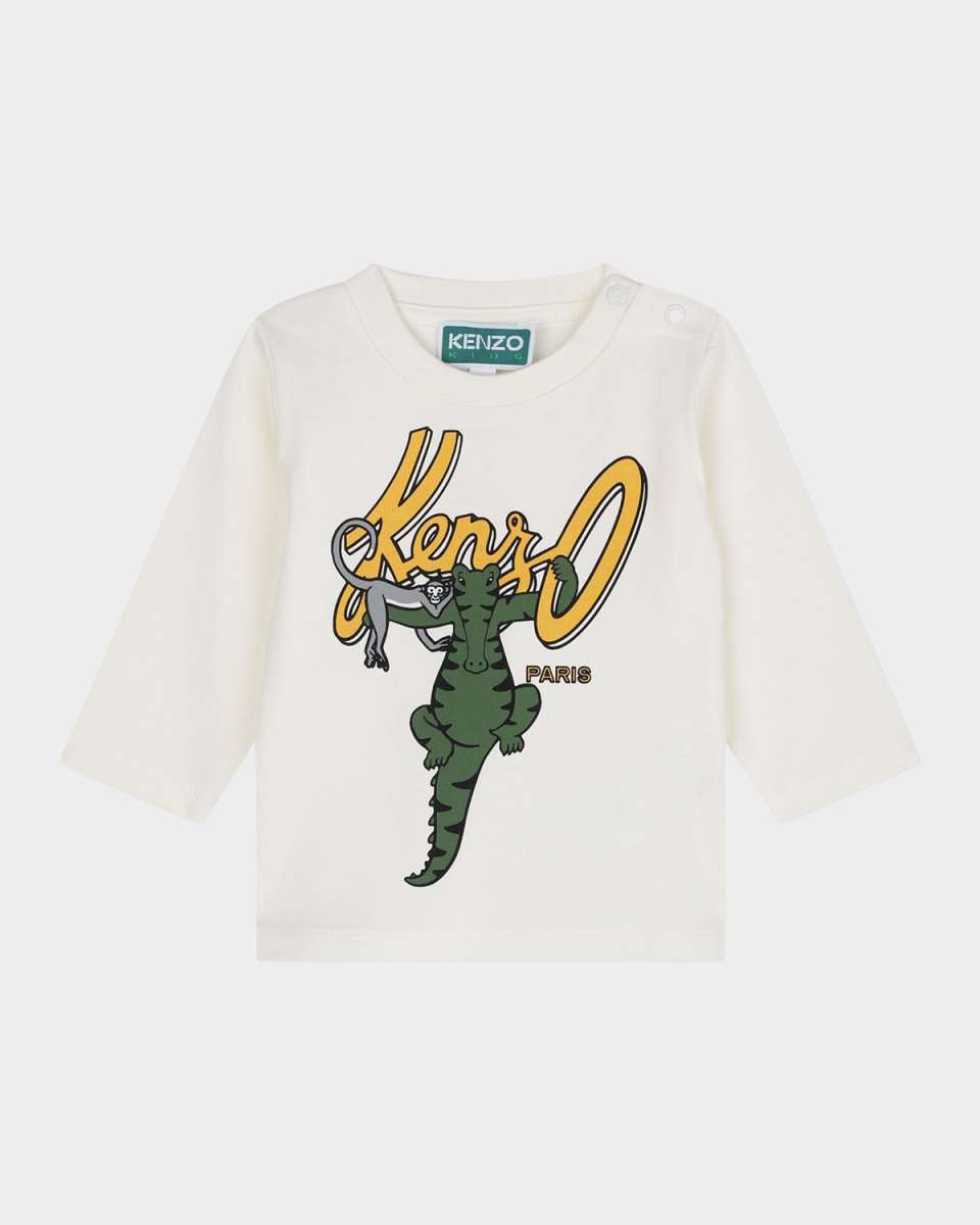 Boy's Animal Logo-Print T-Shirt, Size 6M-2