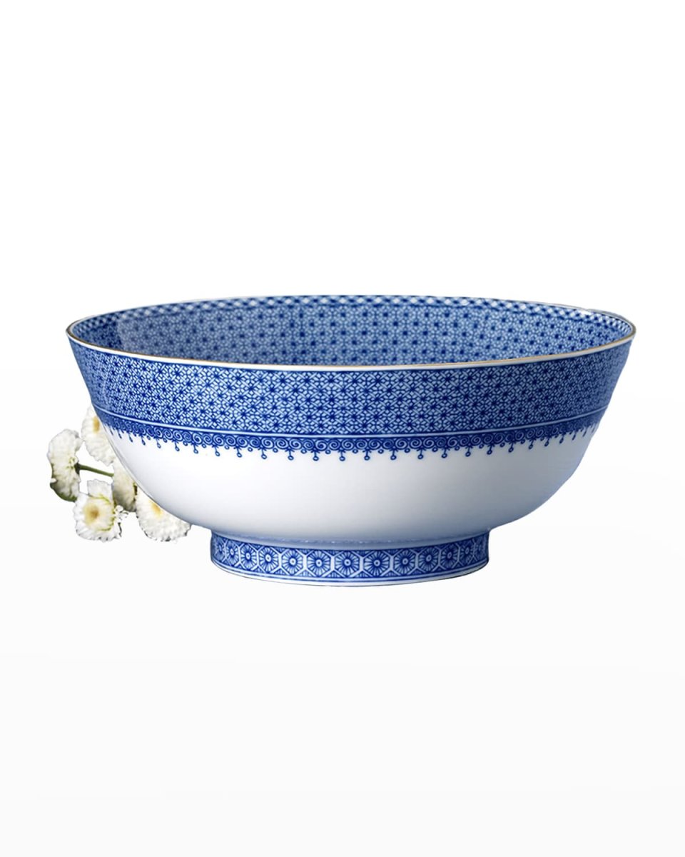 Blue Lace Serving Bowl