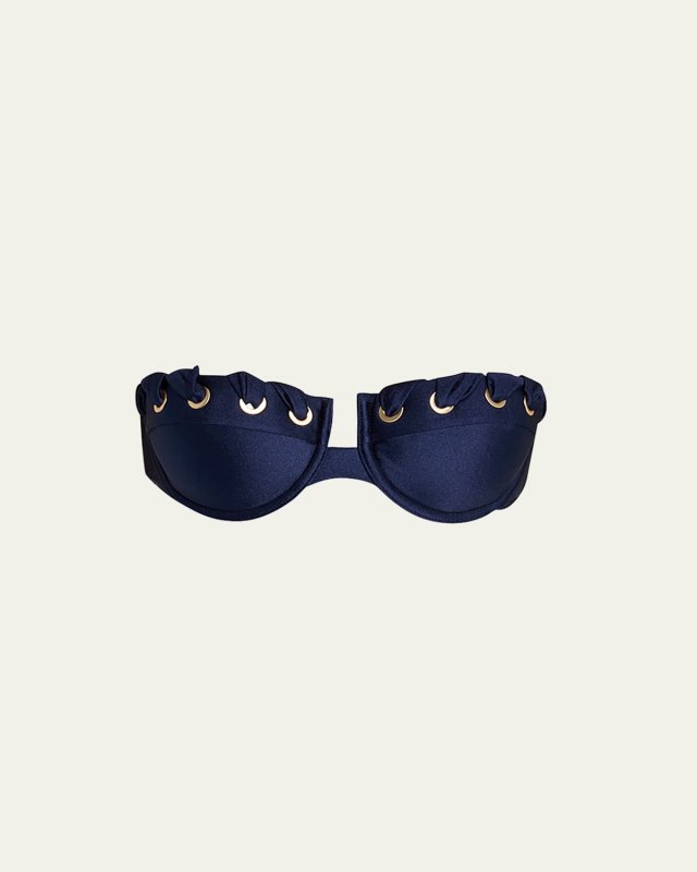Alight Eyelet Balconette Bikini Top