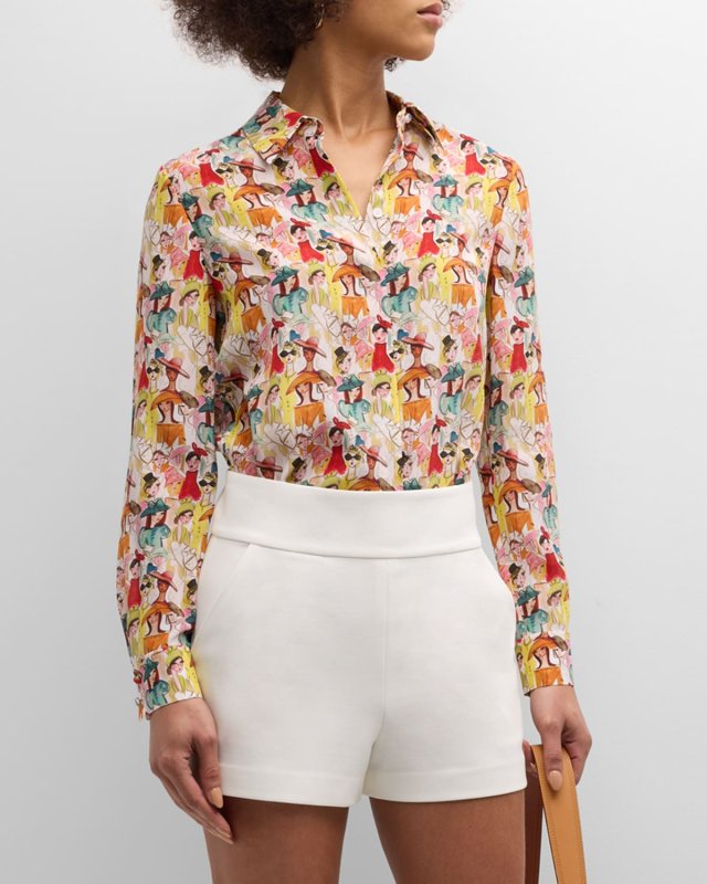 x Blair Z Ladies Willa Placket Top