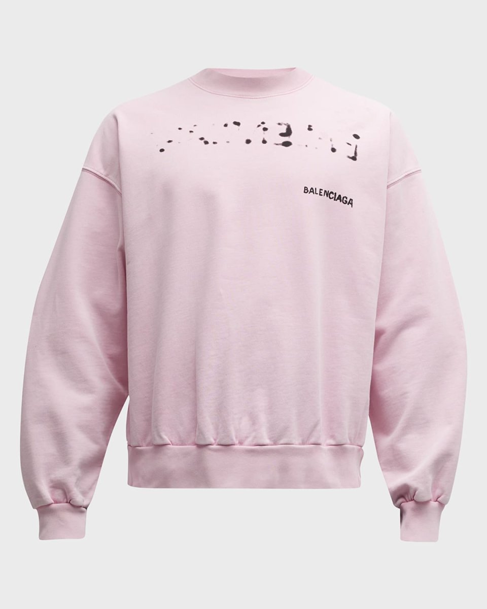Hand Drawn Balenciaga Sweatshirt Regular Fit