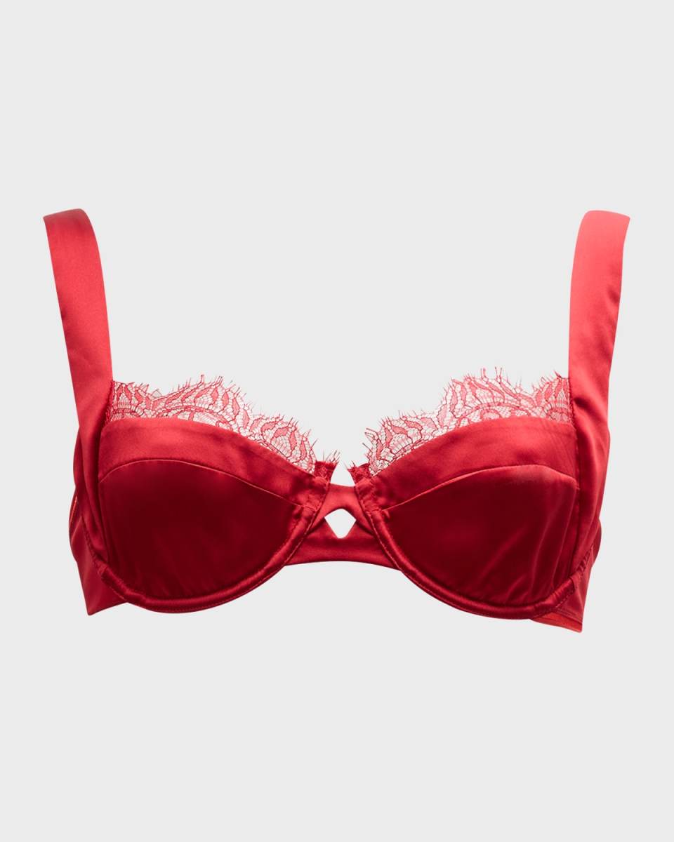 Camaret Lace-Trim Balconette Bra