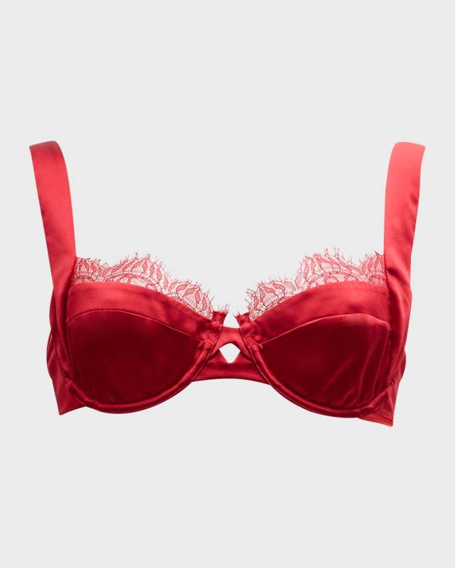 Camaret Lace-Trim Balconette Bra