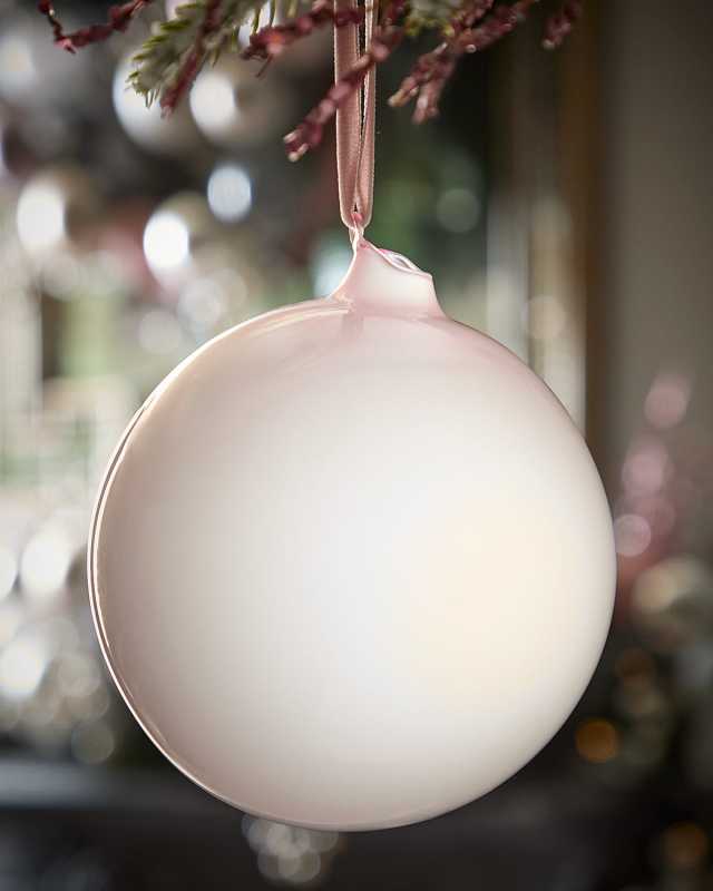 Transparent Glass Ball Ornament