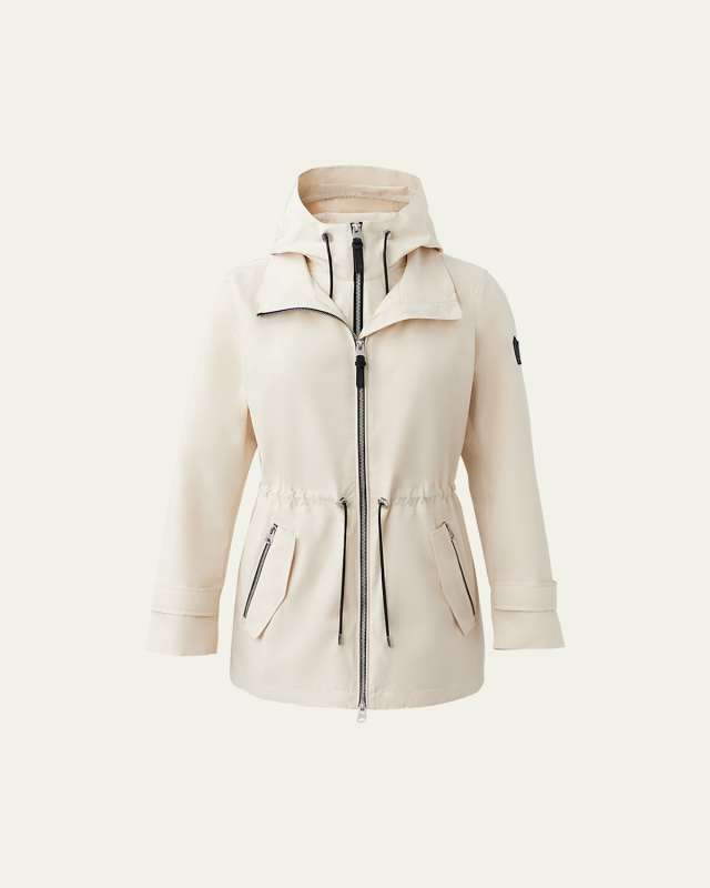 Melany Hooded Raincoat