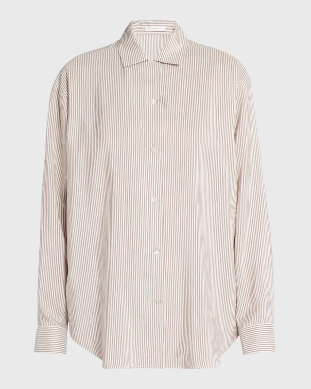 Valene Striped Button-Down Shirt