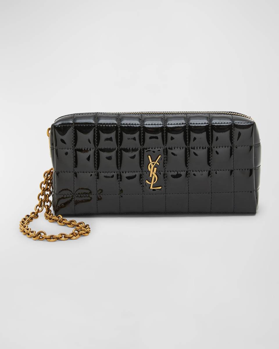 Cassandra YSL Patent Leather Wristlet