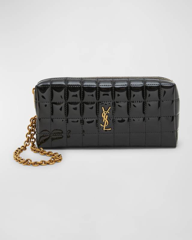 Cassandra YSL Patent Leather Wristlet