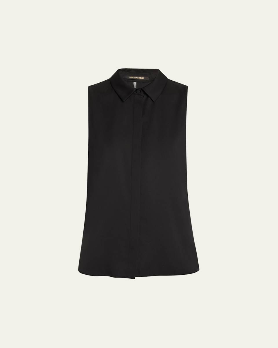 Celine Sleeveless Georgette Blous