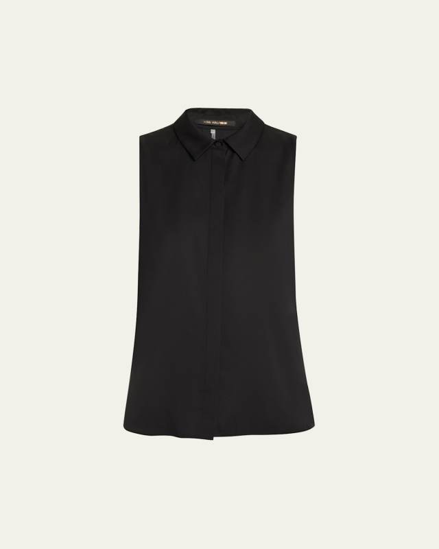 Celine Sleeveless Georgette Blous