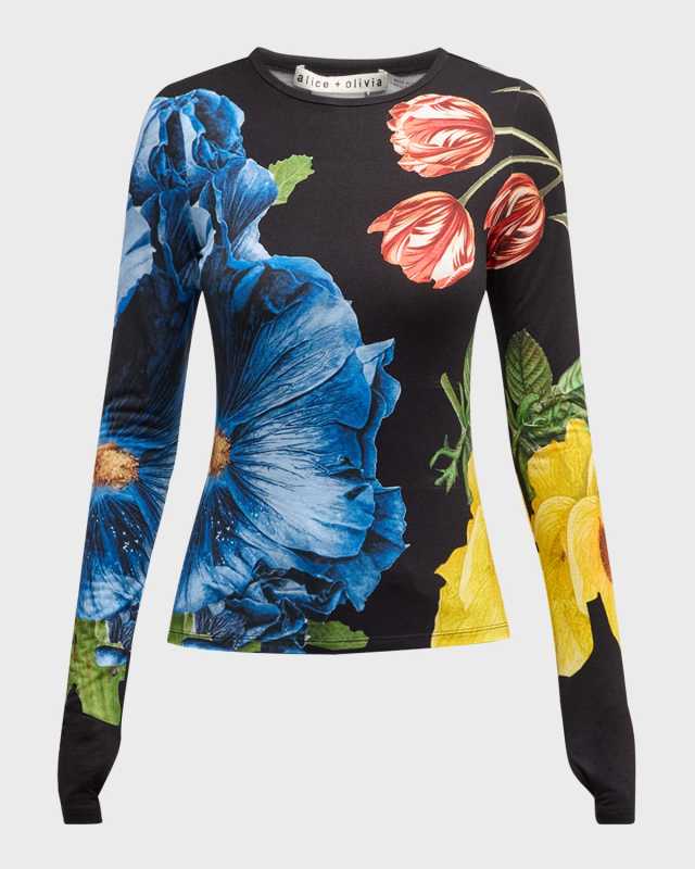 Le Parisien Delaina Long-Sleeve Top