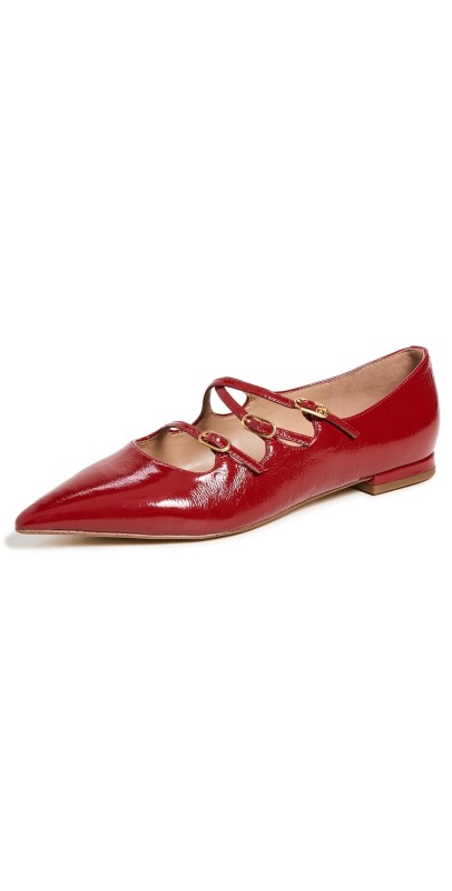 Sam Edelman Cass Flats Deep Scarlet