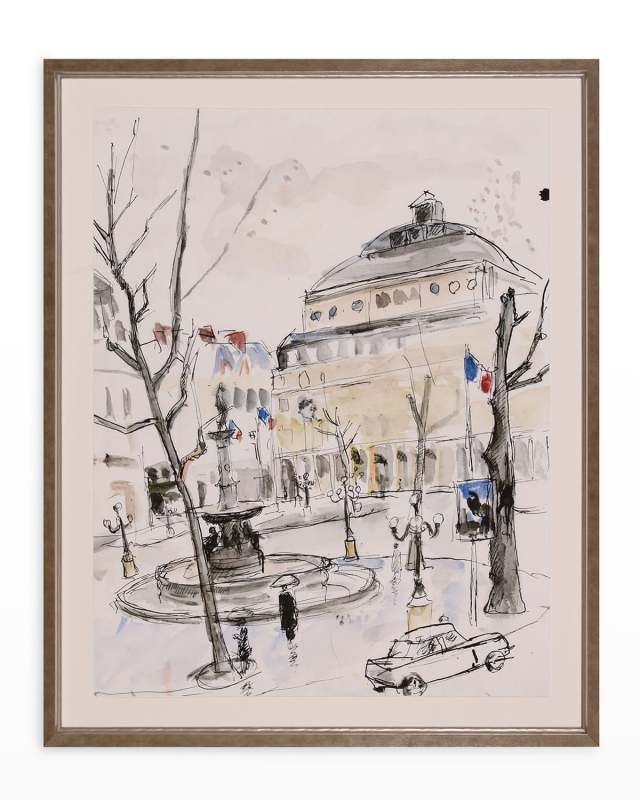 Fountain Square Giclee, 34" x 42"