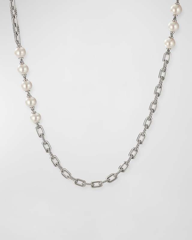 Madison Pearl Chain Long Necklace, 36"L