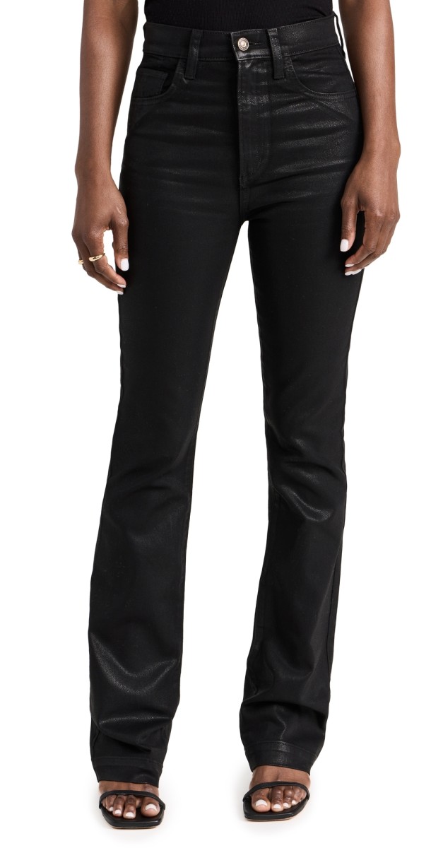 Favorite Daughter The Valentina Boot Cut Jeans Obsidian