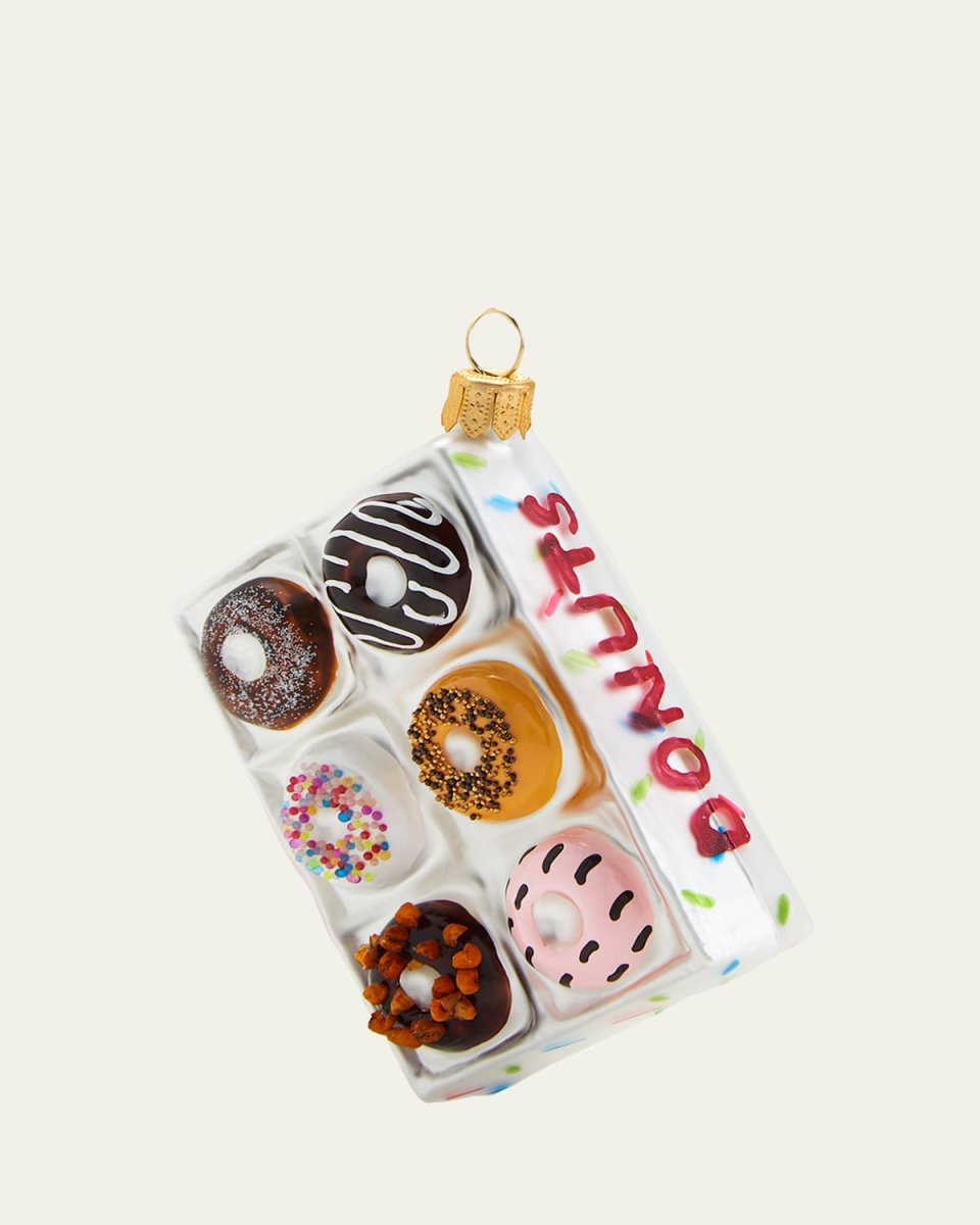 Box of Donuts Christmas Ornament