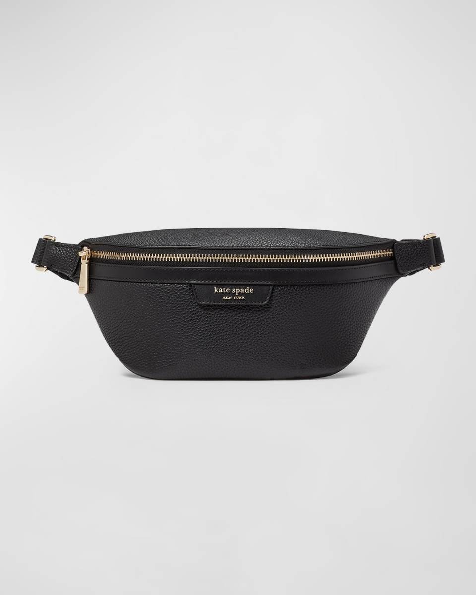 hudson pebbled leather belt bag