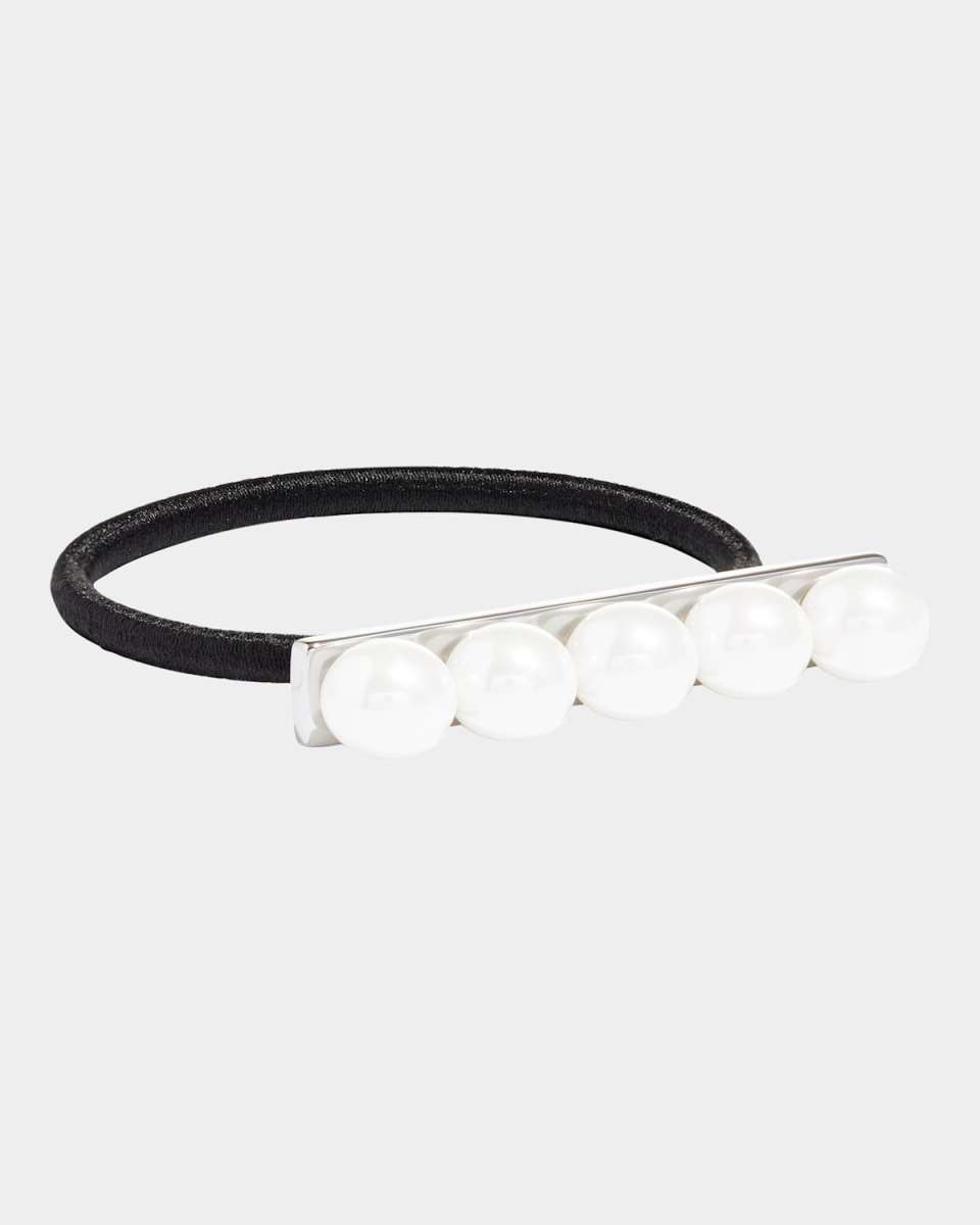Pearly Bar Ponytail Holder