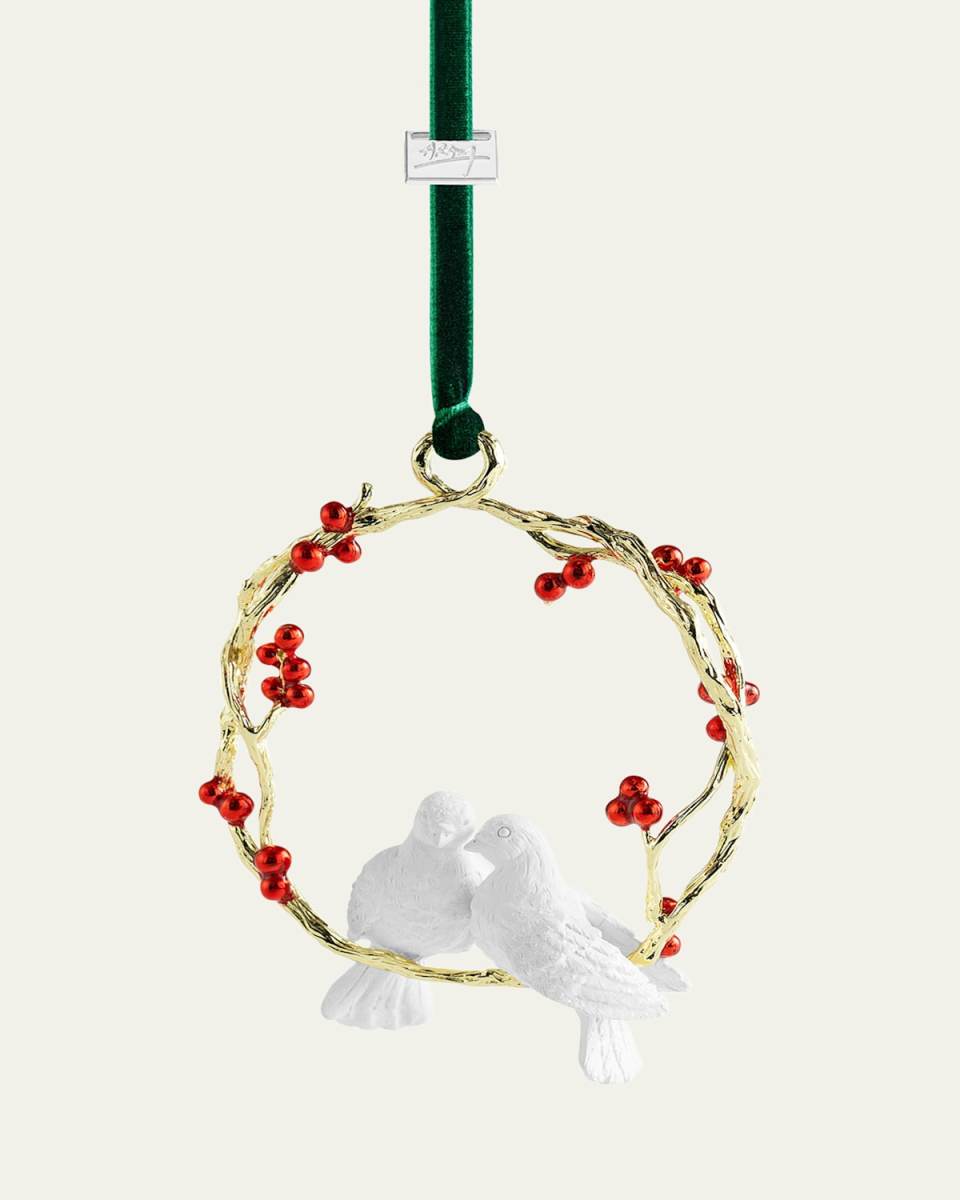 Turtle Dove Christmas Ornament