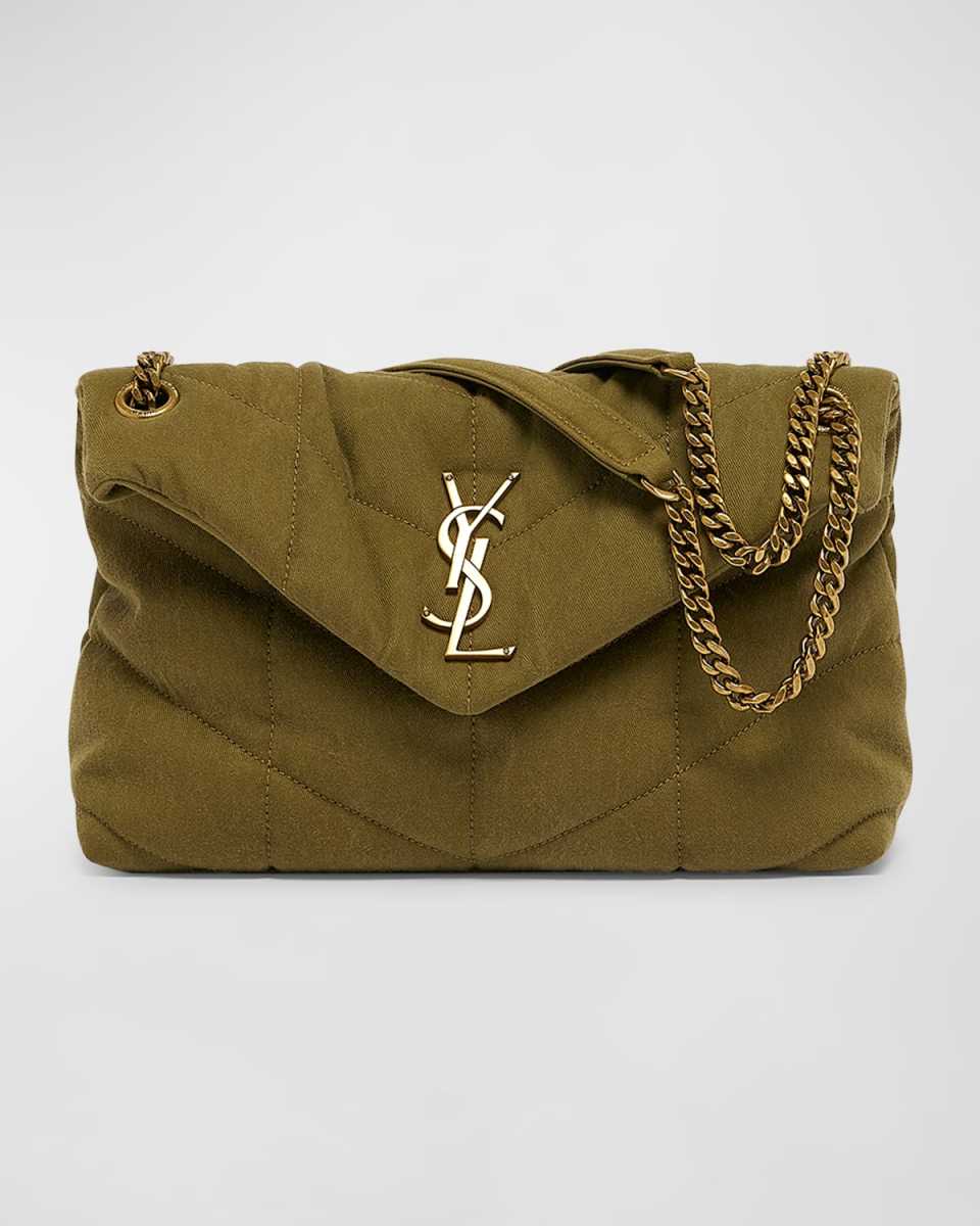 Lou Toy YSL Puffer Crossbody Bag in Canvas