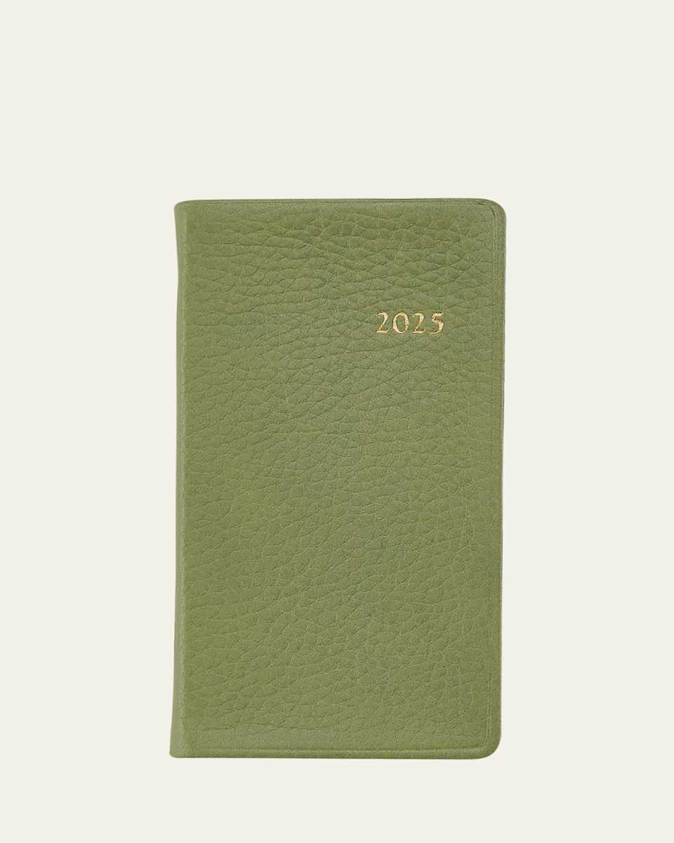 2025 6" Leather Pocket Datebook